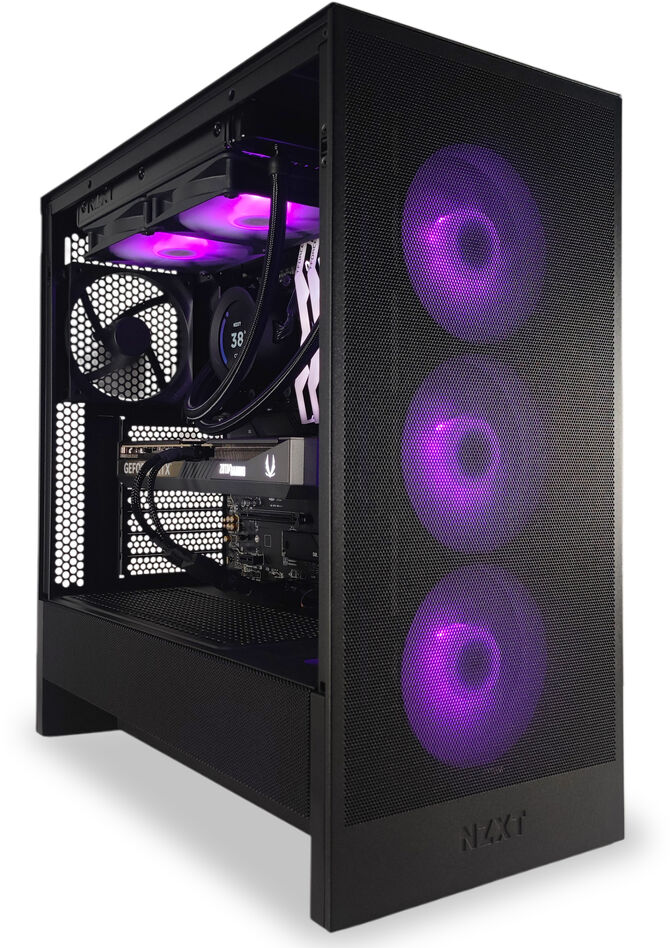 Ordenador King Mod Gamer-PC NZXT Ryzen 5 9600X 32GB DDR5 1TB RTX 5070 WiFi W11 image number 1