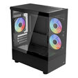 Caja Micro-ATX Aerocool Viewport Mini Vidrio Templado Negro image number null