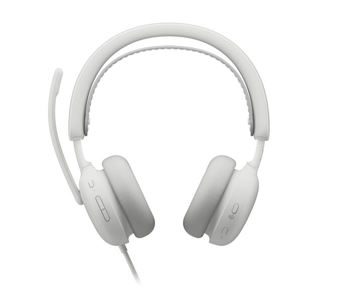 Auriculares Logitech Zone Wired 2 for Business USB-C ANC Blanco image number 3