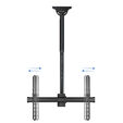 Soporte de Techo Tooq Tilt GiRat&oacute;nrio e Extens&iacute;vel 37" a 70" Max. 50kg Negro image number null