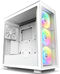 Torre ATX NZXT H7 Elite RGB Blanca Cristal Templado