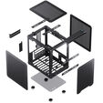 Caja Micro-ATX Jonsbo C6 c/ Asa &ndash; Negra image number null