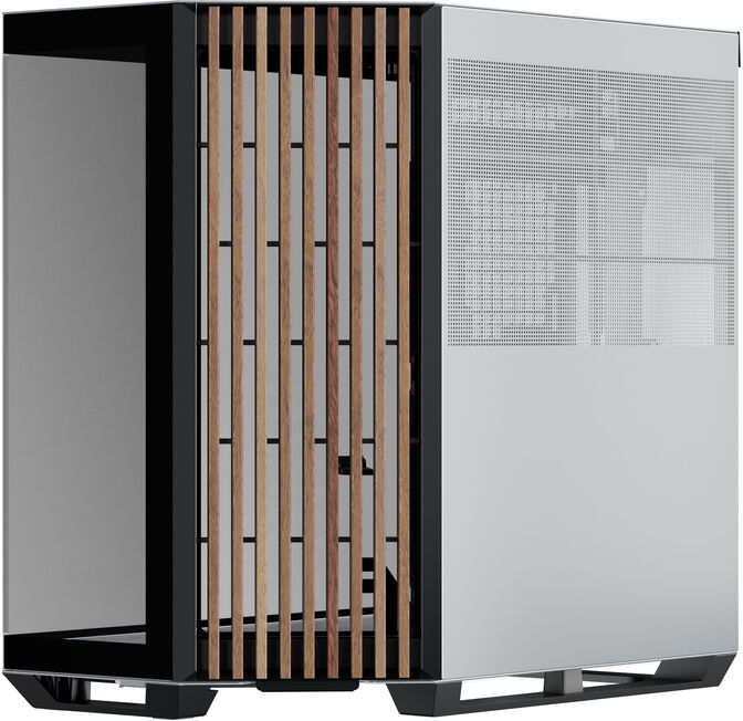 Caja ATX APNX V1 Negro/Blanco/Madera image number 9