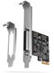 Adaptador AXAGON PCEA-P1N PCIe 1x puerta paralela w. SP & LP