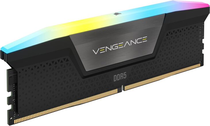 Corsair Kit 32GB (2 x 16GB) DDR5 6000MHz Vengeance RGB Black CL36 (rev3) image number 3