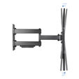 Soporte de Pared Tooq Tilt 3 Pivots 37" a 70" Max. 50kg Negro image number null