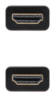 Cable HDMI V2.0 4K@60Hz 18Gbps NanoCable USB-A M/M 1 M Premium Negro image number null