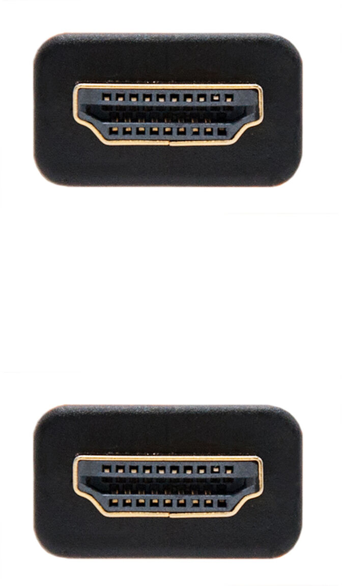 Cable HDMI V2.0 4K@60Hz 18Gbps NanoCable USB-A M/M 1 M Premium Negro image number 2