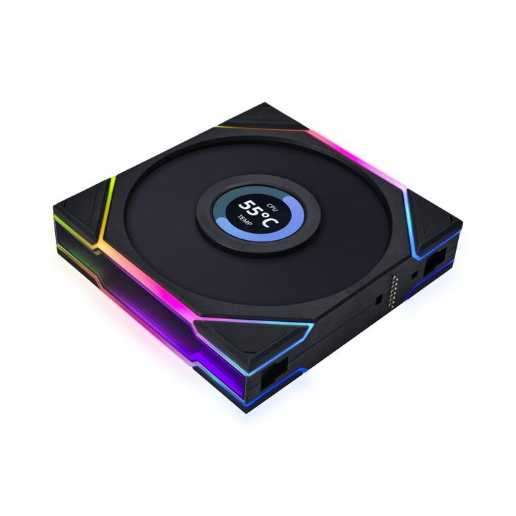 Ventilador Lian Li UNI FAN TL120 LCD RGB PWM Negro 120mm (Pack 3) image number 3