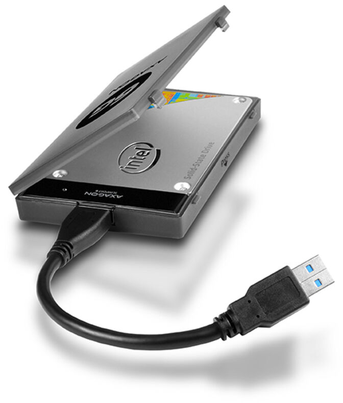 Adaptador AXAGON ADSA-1S6 SLIMPort6, USB 3.0, 2,5" SSD/HDD, SATA 6G - Caja Inclu&iacute;da image number 4