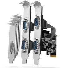 Controlador PCIe AXAGON PCEA-S4N chip ASIX AX99100 4x Serial Port + LP
