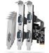 Controlador PCIe AXAGON PCEA-S4N chip ASIX AX99100 4x Serial Port + LP image number null