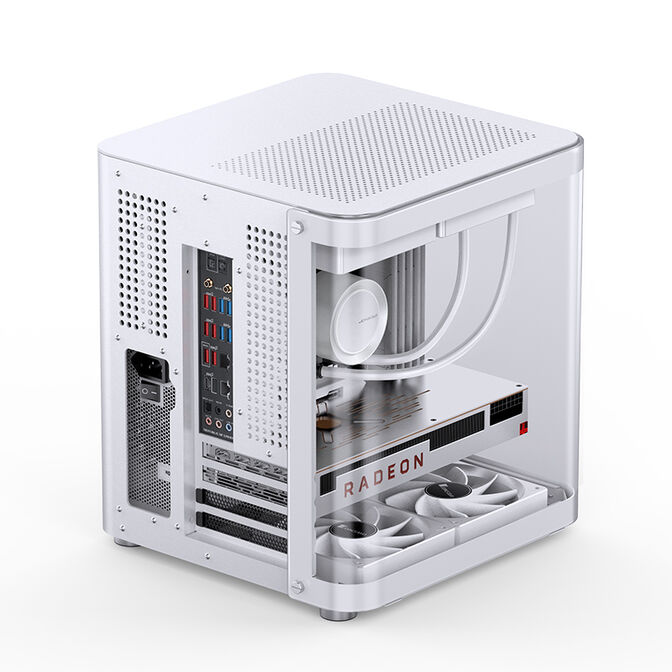 Caja Micro-ATX Jonsbo TK-1 2.0 Vidrio Templado Blanco image number 8