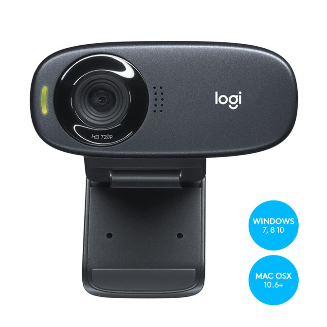 Webcam Logitech C310 HD 720p Negro image number 9