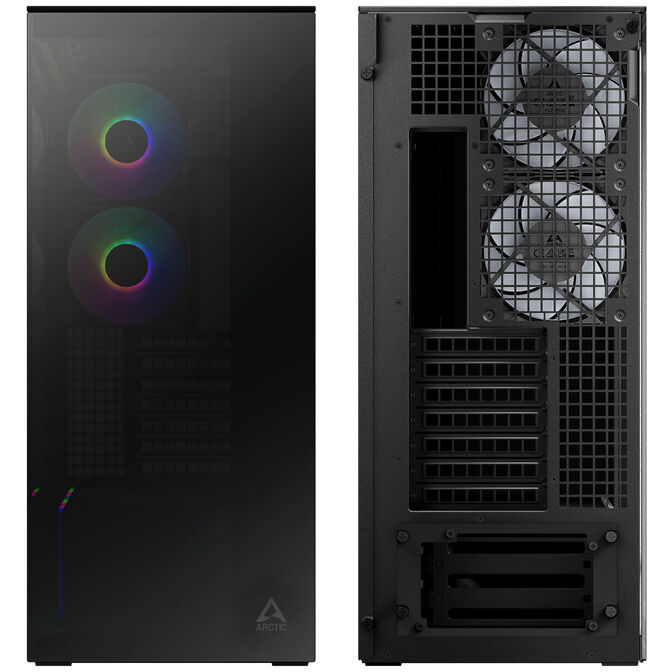 Caja E-ATX Arctic Xtender ARGB Vidrio Templado Negro image number 3
