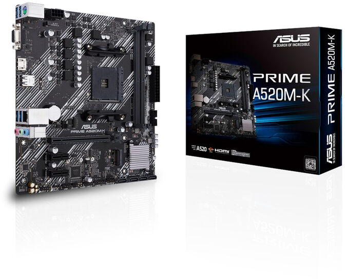 Placa Base Asus PRIME A520M-K image number 0