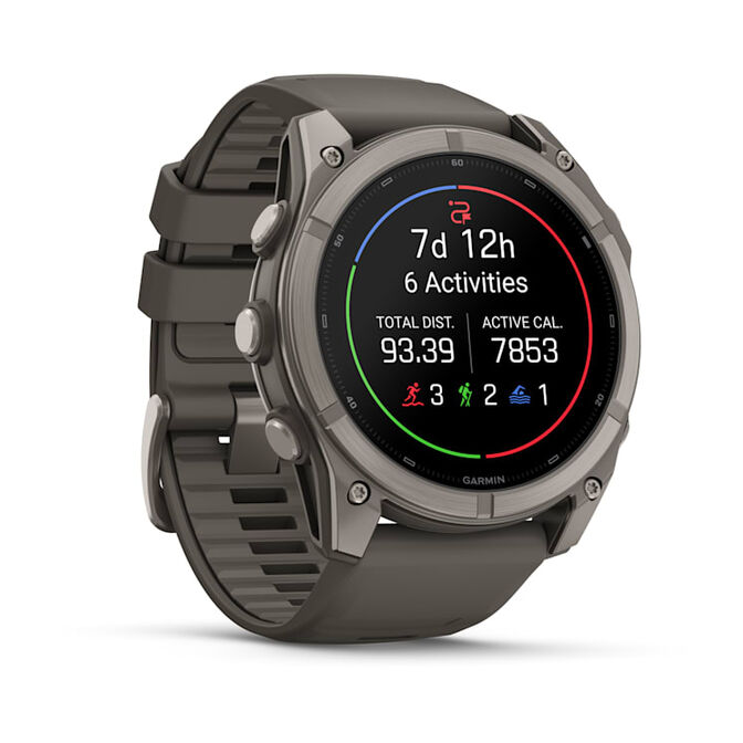 Smartwatch Garmin Fenix 9 Sapphire Titanium 51mm Cinzento image number 2