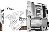 GIGABYTE B650 AORUS ELITE AX ICE Placa base - Compatible con procesadores AMD Ryzen 9000, VRM digital de 12+2+2 fases, hasta 8000 MHz DDR5 (OC), 1xPCIe 5.0 + 2xPCIe 4.0 M.2, Wi-Fi 6E, LAN 2.5GbE, USB 3.2 Gen 2x2