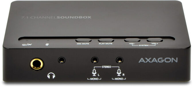 Tarjeta Sonido HQ AXAGON ADA-17 USB 2.0 image number 2