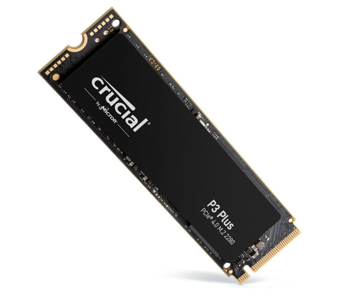 SSD Crucial P3 Plus 2TB Gen4 M.2 NVMe 2280 (5000/4200MB/s) image number 1