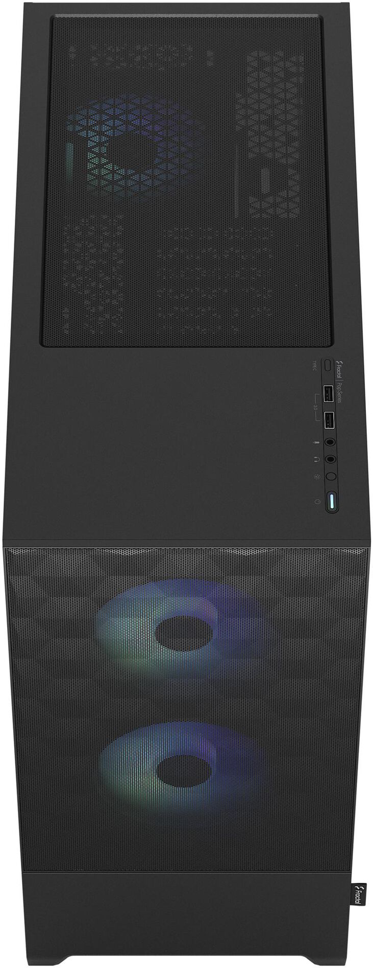 Torre ATX Fractal Design Pop Air RGB Black TG Clear Tint image number 5