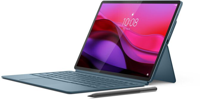 Tablet Lenovo Yoga Tab Plus TB520FU 12.7" (16 / 256GB) 3K 144Hz WiFi Tidal Teal + Funda con Teclado + Pen image number 11