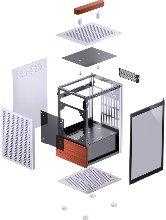 Caja Mini-ITX Jonsbo T6 Gris image number 14