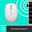 Rat&oacute;n Logitech M171 1000DPI Wireless Blanco image number null