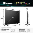 Televisor Hisense 43E7Q PRO 43" QLED UltraHD 4K VIDAA image number null