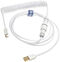 Cabo Coiled Ducky Pure White V2, Type A - Type C USB 1.8m
