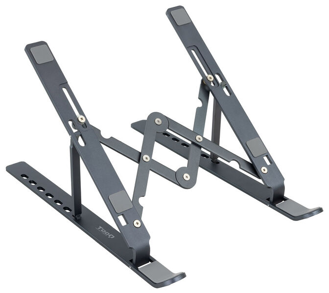 Soporte Elevat&oacute;rio Tooq para Port&aacute;tiles Ajustable Gris image number 0