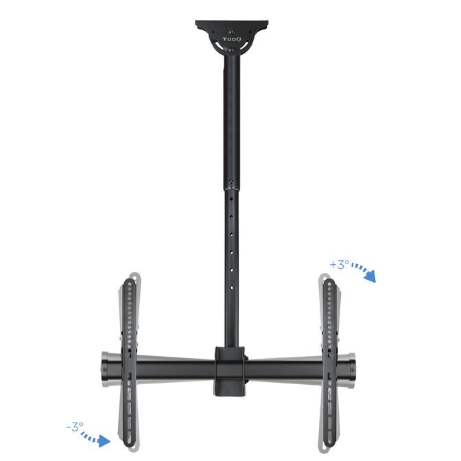 Soporte de Techo Tooq Tilt GiRat&oacute;nrio e Extens&iacute;vel 37" a 70" Max. 50kg Negro image number 14