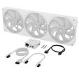 Ventilador Corsair iCUE Link LX360 RGB PWM Blanca 120mm (Pack 3) image number null