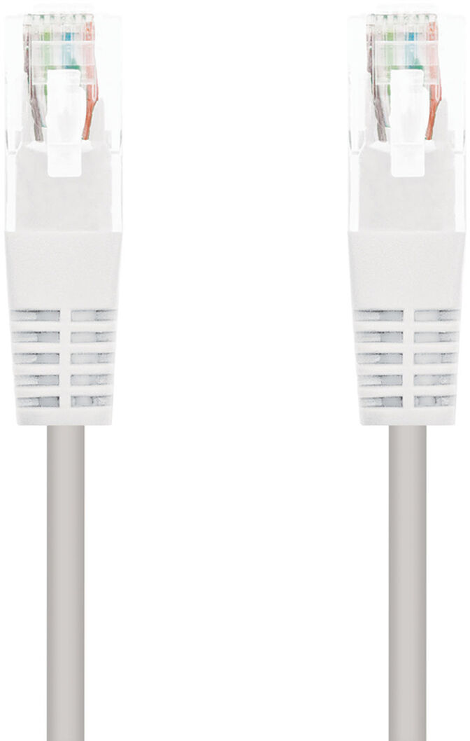 Cable de Red NanoCable RJ45 UTP CAT.5E AWG24 5 M Blanco image number 1