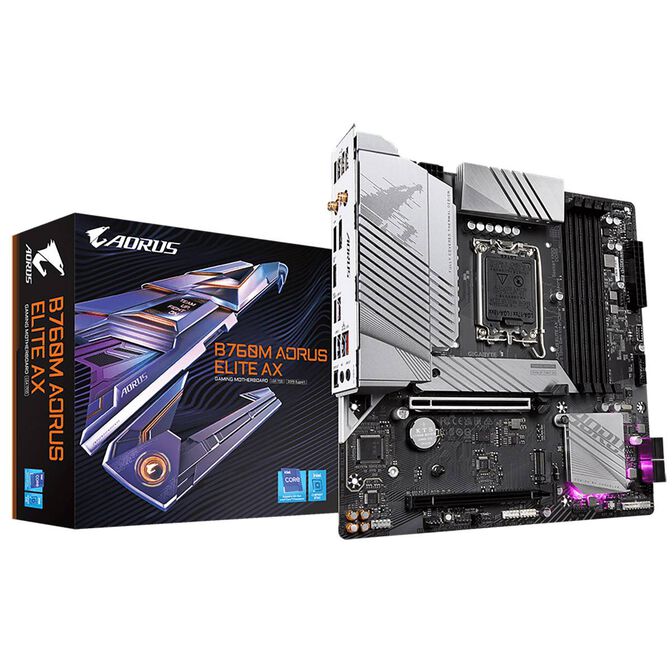 Placa Base Gigabyte B760M AORUS ELITE AX image number 0