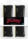 Kingston Kit 32GB (2 x 16GB) DDR4 3200MHz FURY Beast RGB Negro 1Rx8 CL16 image number null