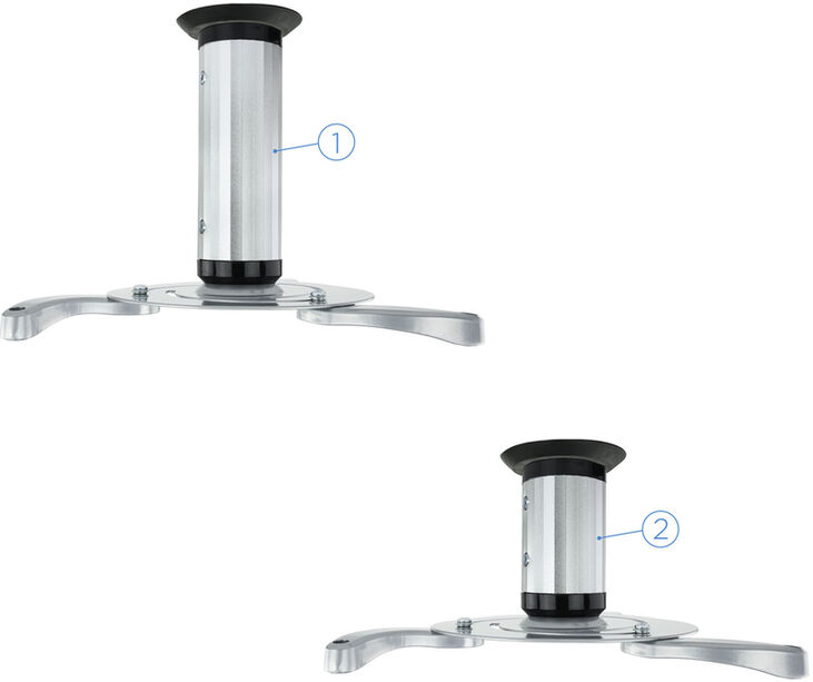 Soporte de Techo Tooq para Proyectores Max.10kg Plata image number 2
