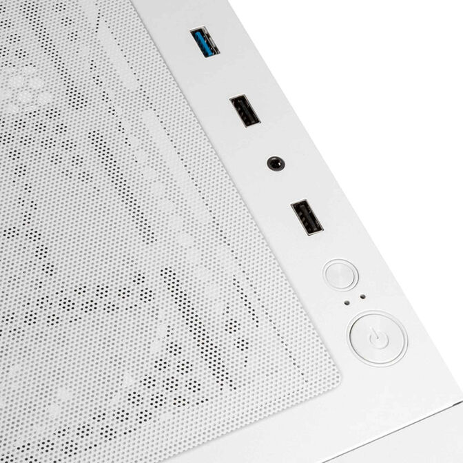 Caja ATX Kolink Observatory HF Glass ARGB Blanco image number 4