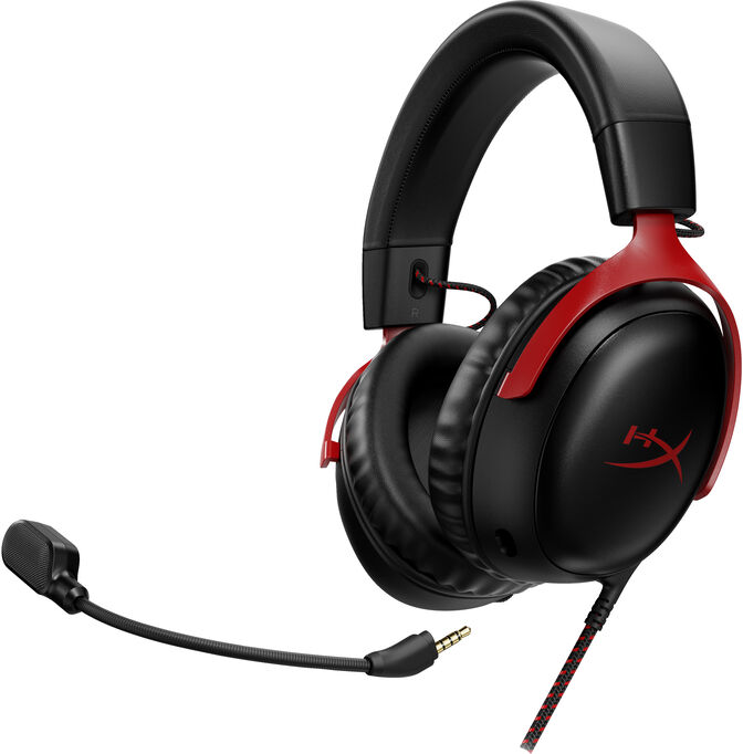 Auriculares HyperX Cloud III Negro/Rojo image number 1