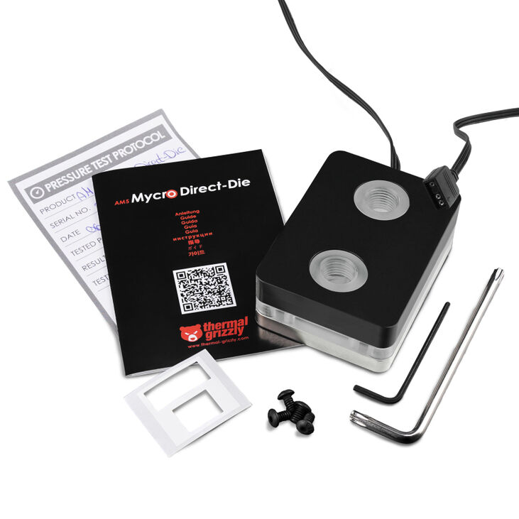 Thermal Grizzly Water Block Mycro DIrect-Die AM5 ARGB image number 8
