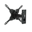 Soporte de Pared Tooq Tilt e GiRat&oacute;nrio 2 Pivots 13" a 42" 190mm Max. 20kg Negro image number null