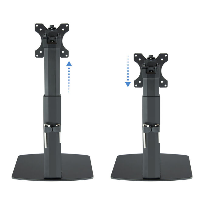 Soporte de Mesa Tabletop Tooq Tilt e Altura Ajustable 17" a 32" Max. 7kg Negro image number 12