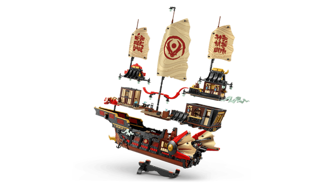 LEGO Ninjago: Barco Pirata del Templo, 2387 Piezas (71848) image number 3