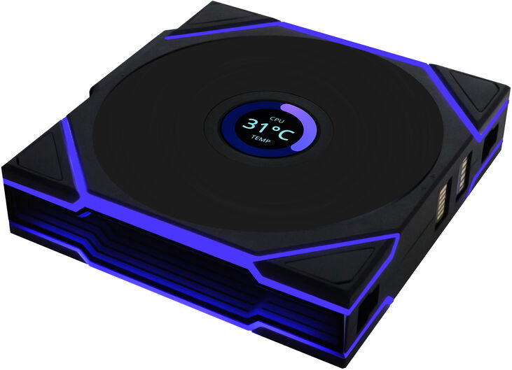 Ventilador Lian Li UNI FAN TL120 LCD Wireless RGB PWM Negro 120mm image number 4