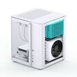Caja Micro-ATX Jonsbo TK-1 2.0 Vidrio Templado Blanco image number null