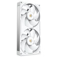 Ventilador NZXT F280X Perfomance RGB Single-Frame Blancas - Duplo Vent&iacute;lador 140mm (280mm) image number null
