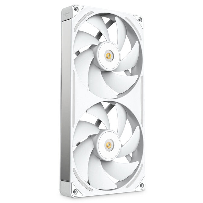 Ventilador NZXT F280X Perfomance RGB Single-Frame Blancas - Duplo Vent&iacute;lador 140mm (280mm) image number 1