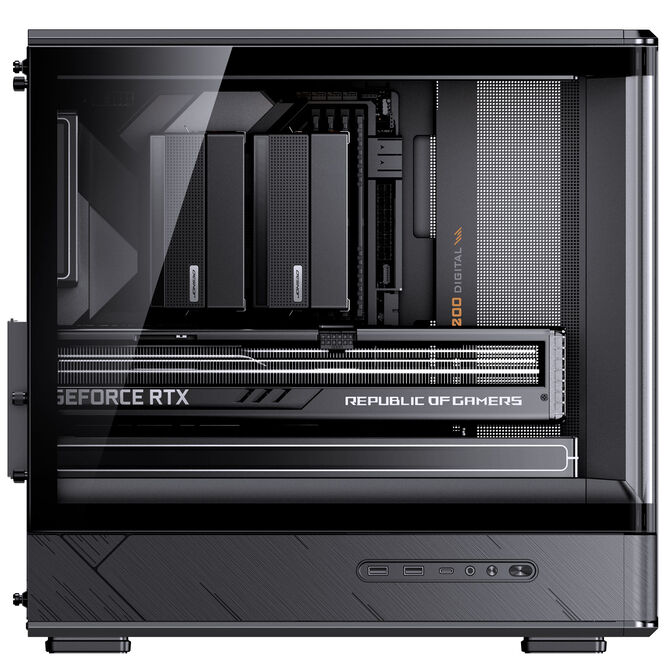 Caja Micro-ATX Jonsbo D200 Vidrio Templado Negro image number 12