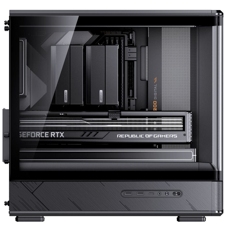 Caja Micro-ATX Jonsbo D200 Vidrio Templado Negro image number 12