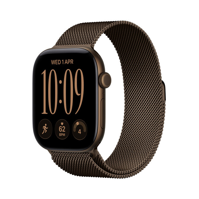 Smartwatch Apple Watch Series 12 GPS + Cellular 46mm Dark Bronze Aluminium Case with Dark Bronze Milanese Loop - M/L image number 0
